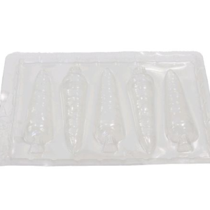 Forma de PVC Cenoura - 10 unid.