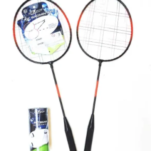 Kit Badminton Juveni com 2 Raquetes e 3 Petecas