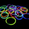PULSEIRA NEON PARA FESTAS CORES SORTIDAS - TUBO COM 100 UNIDADES. - Imagem 2
