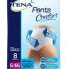 ROUPA ÍNTIMA TENA PANTS CONFORT TAMANHO G/EG 8 UNIDADES - Imagem 2
