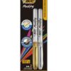 Pincel marcador permanente 1,1mm 2 cores metalicas 903936 Bic BT 2 UN - Imagem 2