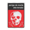 PLACA 150AO PERIGO DE MORTE SINALIZE CINZA - Image 2