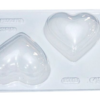 Forma de PVC com Silicone Coração Liso 400 g - - Image 2