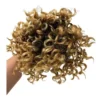 Puff Lindo Aplique Ombre Mel Cacheado Coque Afro - Imagem 7