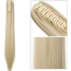 Aplique Liso PretoOrgânico 150g Rabo Premium Cavalo 70cm - Imagem 19