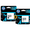 Cartucho HP 664 preto Original (F6V29AB) + Cartucho HP 664 colorido Original (F6V28AB) CX 1 UN - Imagem 2